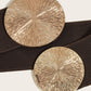 Marena — Women's Vintage Wide Elastic Waistband Belt with Gold Buckle