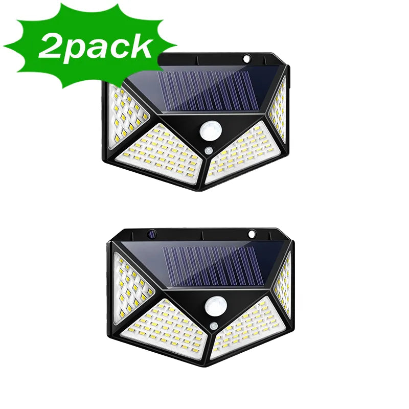 Outdoor Motion Sensor Solar Wall Light
