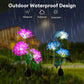 Solar Hydrangea Flower Lamp