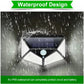 Outdoor Motion Sensor Solar Wall Light