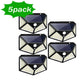 Outdoor Motion Sensor Solar Wall Light
