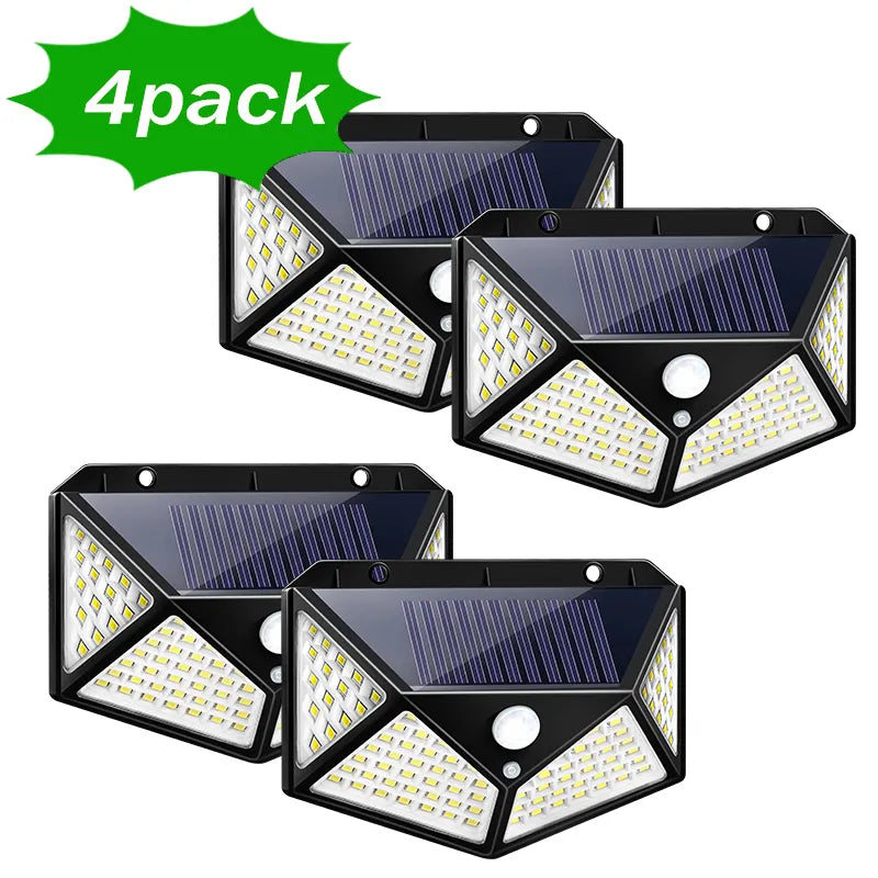 Outdoor Motion Sensor Solar Wall Light