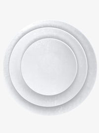 Reactive Dinnerware — White  (Set of 4)