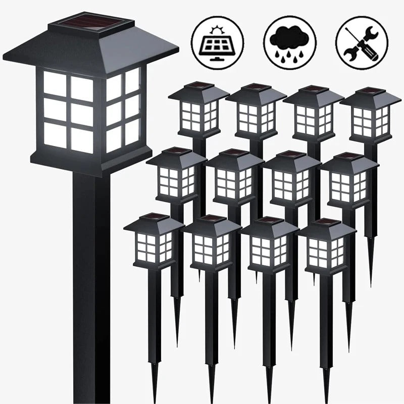 Jap-Style Solar Pathway Lights