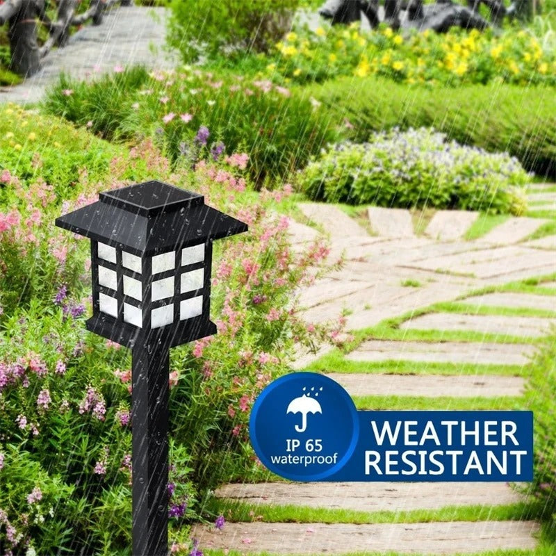Jap-Style Solar Pathway Lights