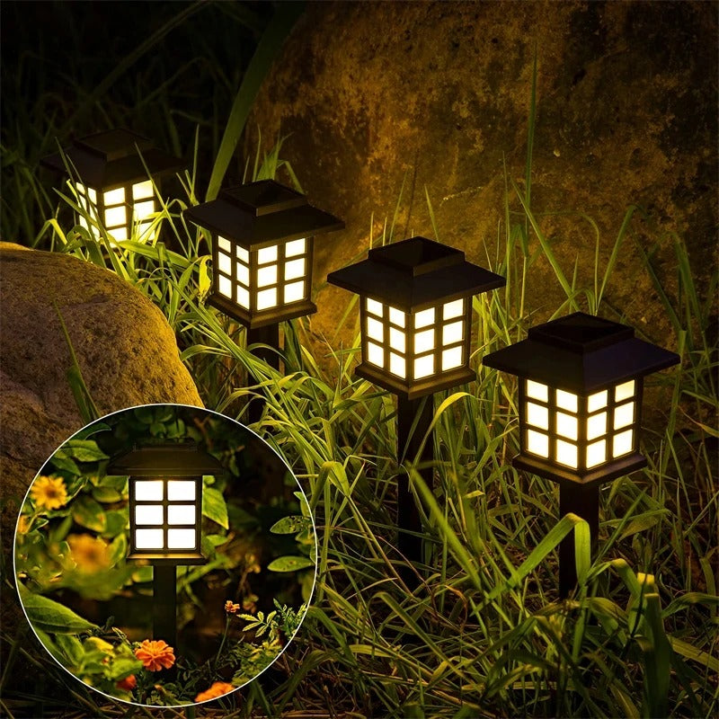 Jap-Style Solar Pathway Lights